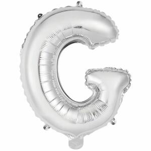 mini 34cm silber, Amscan