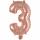 Folienballon Mini Zahl 3 rose 9909691 41cm