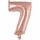Folienballon Mini Zahl 7 rose 9909695 41cm