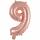 Folienballon Mini Zahl 9 rose 9909697 41cm