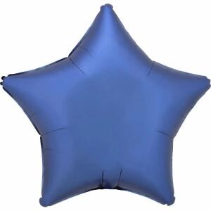 Seidenglanz azurblau, Amscan