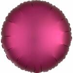 Seidenglanz granatapfel, rot, Amscan