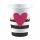 Big Heart 250ml 8er, Amscan