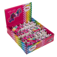 OOTB Metall-Schlüsselanhänger Einhorn mit LED