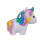 OOTB Metall-Schlüsselanhänger Einhorn mit LED