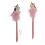 OOTB Kugelschreiber Einhorn mit Pom Pom & LED