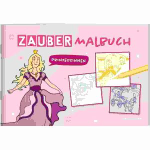 Prinzessinnen, mit magischen Zauberseiten, Softcover, 32 Seiten,, schwarz/weiß illustriert, ab 3 Jahren,, Tessloff