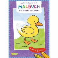 Malbuch Punkt zu Punkt, illustriert von Eva Muszynski, 24...