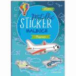 Flugzeuge, mit 45 Stickern mit Metallic-Effekt,...