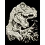 Rex Glow in the Dark, 20x25cm, inklusive Kratzfeder,...