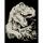 Rex Glow in the Dark, 20x25cm, inklusive Kratzfeder, vorgezeichnete Linien,, ab 8 Jahren,, ROYAL & LANGNICKEL