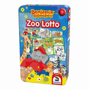 Zoo Lotto, Mitbringspiel in Metalldose, ab 3 Jahren,, Schmidt Spiele