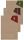 SIGEL DP400 Weihnachts-Motiv-Papier - 9x Stern, 8x Baum, 8x Kerze - braun/grün/rot - 100 g/m² - A4 - 25 Blatt
