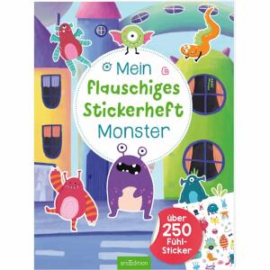 Stickerheft Monster, Stickerbuch von Sarah Dietz, über 250 Sticker,, 40 Seiten, ab 4 Jahren,, arsEdition