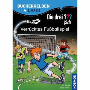 Verrücktes Fußballspiel, Kinderbuch von Ulf Böanck, Boris Pfeiffer, illustriet von Steffen Gumpert,, 128 Seiten, ab 10 Jahren,, Kosmos