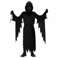 Robe Maske Gr. 128, Robe mit Kapuze und Maske...