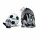 Inhalt: 1 Fußball Gr. 5,, Umfang: 68 - 70 cm, Gewicht: 380 g,, 1 Paar Torwarthandschuhe Gr. 6,, 1 Ballpumpe mit Ballnadel,