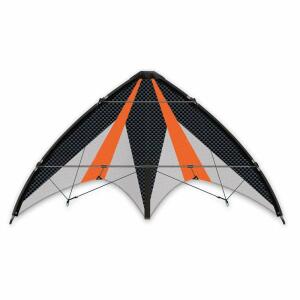 125 GX, ideal für Anfänger, Segel aus Ripstop-Polyester,, komplett mit zwei Lenkspulen und 2x25 m Polyesterschnur,, für Windgeschwindigkeiten 25-50 km/h,, Maße: 125 x 54 cm, ab 10 Jahren,, Günther