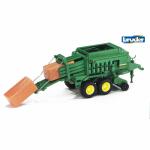 John Deere 1:16, inklusive 2 Strohballen, Bruder