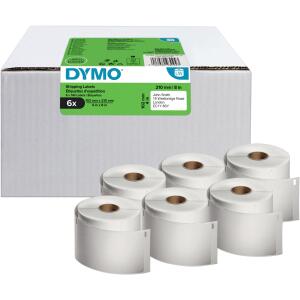 extra groß weiß 6er Vorteilspack 6x140 Etiketten für LW 4XL & 5XL