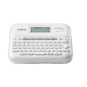Beschriftungsgerät P-touch D410, weiß, QWERTZ-Tastatur, USB-Schnittstelle
