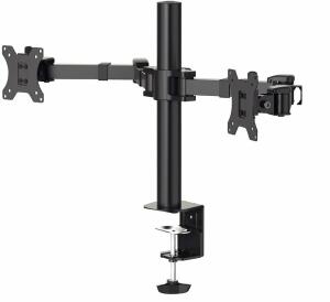 Monitorhalterung, 2 Monitore, 13-35" höhenverstellbar, schwenk-/neigbar