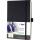 SIGEL CO700 Wochenplaner Conceptum - black - undatiert - 53 Wochen - 2 Seiten = 1 Woche - Hardcover - 80 g/m² - ca. A5 - schwarz - 192 Seiten - PEFC-zertifiziert - DE