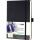 SIGEL CO705 Tagesplaner Conceptum - 1 Seite = 1 Tag (Sa/So = 1 Seite) - Hardcover - 80 g/m² - ca. A5 - schwarz - 400 Seiten - PEFC-zertifiziert - DE