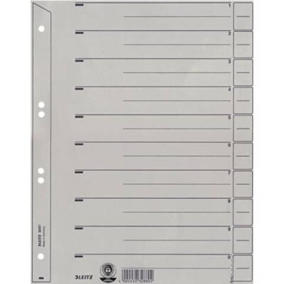LEITZ Trennblatt A4 grau