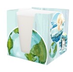 RNK Notizklotz World weiß 900Bl 92x92x92mm