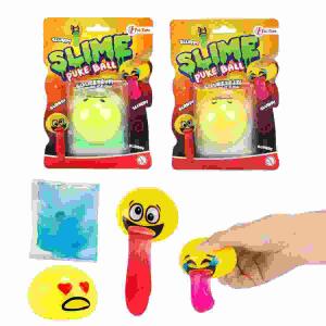 Spuckball mit Schleim  sortiert, 4 verschiedene Farben, ab 6 Jahren,, Toi Toys