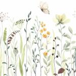 Servietten 33x33cm  Meadow Flowers & Leaves,...