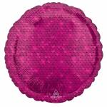 Folienballon Bright Pink  Pailletten, Amscan, #M...