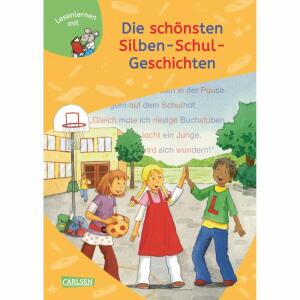 LESEMAUS Die schönsten  Geschichten, Die schönsten Silben-Schul-Geschichten,, 176 Seiten, ab 6 Jahren,, Carlsen