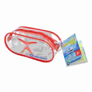 Schwimmbrille Junior Bali  rot, Kinder Schwimm- und Tauchbrille aus hochwertigem Silikon,, beschlägt nicht, bruchsicher,, SCHILDKRÖT
