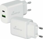 MEDIARANGE Ladegerät Steckdose 2x USB weiß