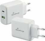 MEDIARANGE Ladegerät Steckdose USB-A/USB-C weiß