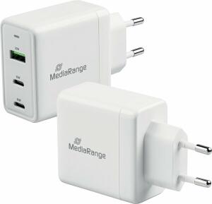 MEDIARANGE Ladegerät Steckdose USB-A/2x USB-C