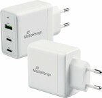 MEDIARANGE Ladegerät Steckdose USB-A/2x USB-C