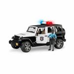 bruder Polizei Jeep  Wrangler mit Figur 1:16, Jeep...