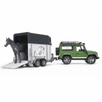 bruder Land Rover mit  Pferdeanhänger 1:16, Land...