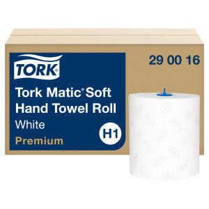 Tork Matic Rollenhandtuch für System H1 - 6 Rollen 21 cm x 100 m, weiß, 2-lagig
