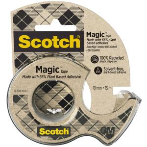 SCOTCH Handabroller A greener choice - inkl. 1 Rolle Magic 900 19mmx20m, transparent