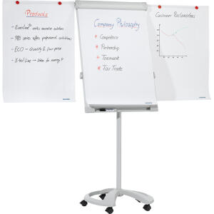 FRANKEN Flipchart Deluxe Mobil - 67 x 95 cm