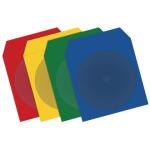 MEDIARANGE CD/DVD Papierhüllen - farbig sortiert,...