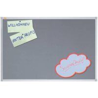 FRANKEN X-tra!Line Filztafel - 120 x 90 cm, grau