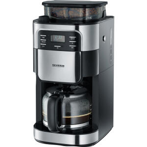 SEVERIN Kaffeeautomat mit Mahlwerk schwarz