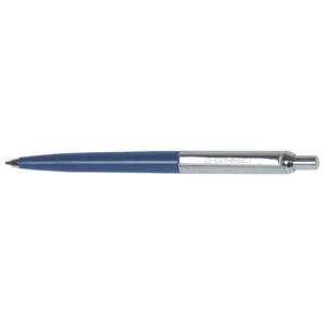 Q-Connect Druckkugelschreiber - M, blau/silber