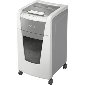 Leitz Aktenvernichter IQ Autofeed Office 300 - Mikroschnitt, P-5, weiß