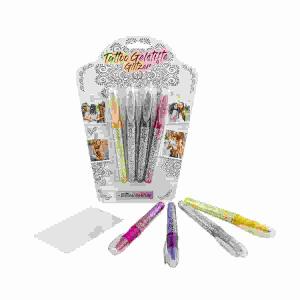 Schminkstift Tattoo 4ST sortiert PARTY TIME 954305 m.Glitzer